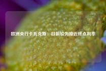 欧洲央行卡扎克斯：目前较为接近终点利率