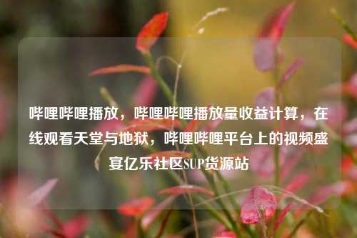 哔哩哔哩播放	，哔哩哔哩播放量收益计算，在线观看天堂与地狱，哔哩哔哩平台上的视频盛宴亿乐社区SUP货源站  第1张